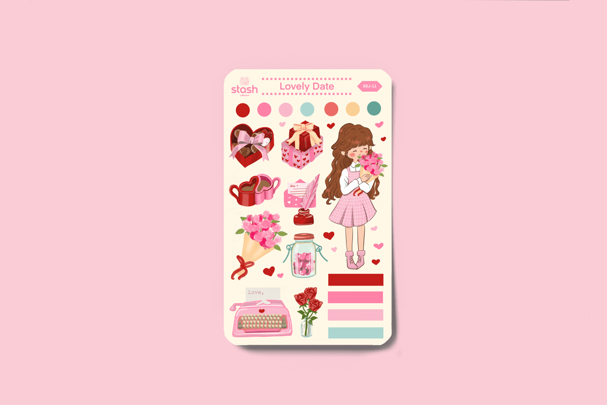 Lovely Date Sticker Sheet