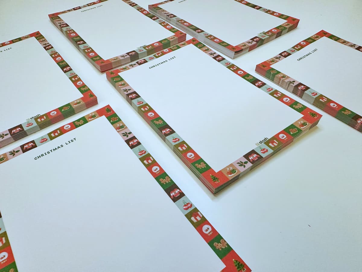 Christmas List Notepad