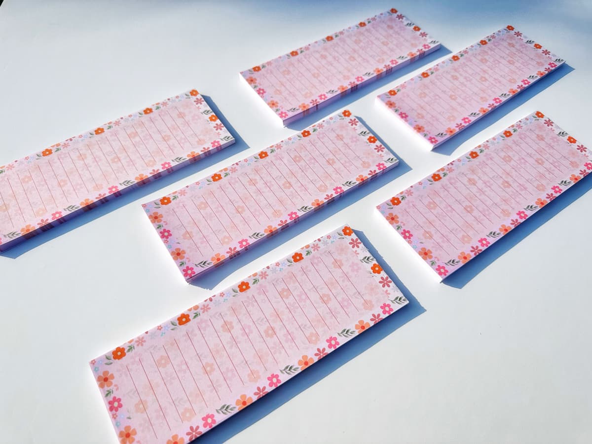 Flowers Notepad
